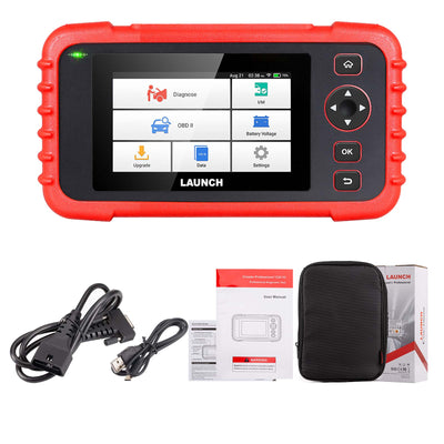 Launch OBD2 Scanner CRP123X Elite Scan Tool ABS/SRS/Engine/Transmission Automotive Tools,Check Engine Code Reader with Carry Bag,Battery Test, AutoVIN