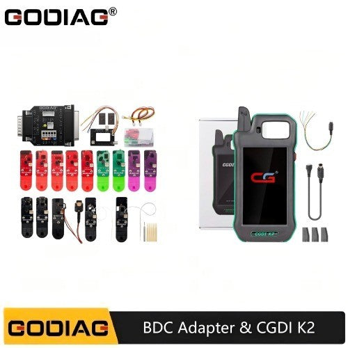 GODIAG BCP U‑KEY BDC2 BDC3 Adapter Kit Bundled with CGDI K2 Remote Key Programmer