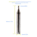 GODIAG F44W 2.0MM End Milling Cutter φ2.0xD6x45Lx3F For SILCA MATRIX PRO, MATRIX EVO, MATRIX SLX, MATRIX SX, MATRIX S