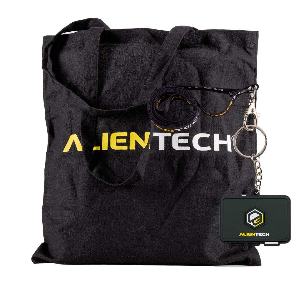 Alientech Shopping Bag + Keychain + Lanyard
