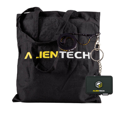 Alientech Shopping Bag + Keychain + Lanyard