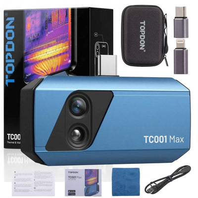 TOPDON TC001 Max Çift Lensli Termal Görüntüleme Kamerası iOS Android & Windows için, TopFix AI Destekli