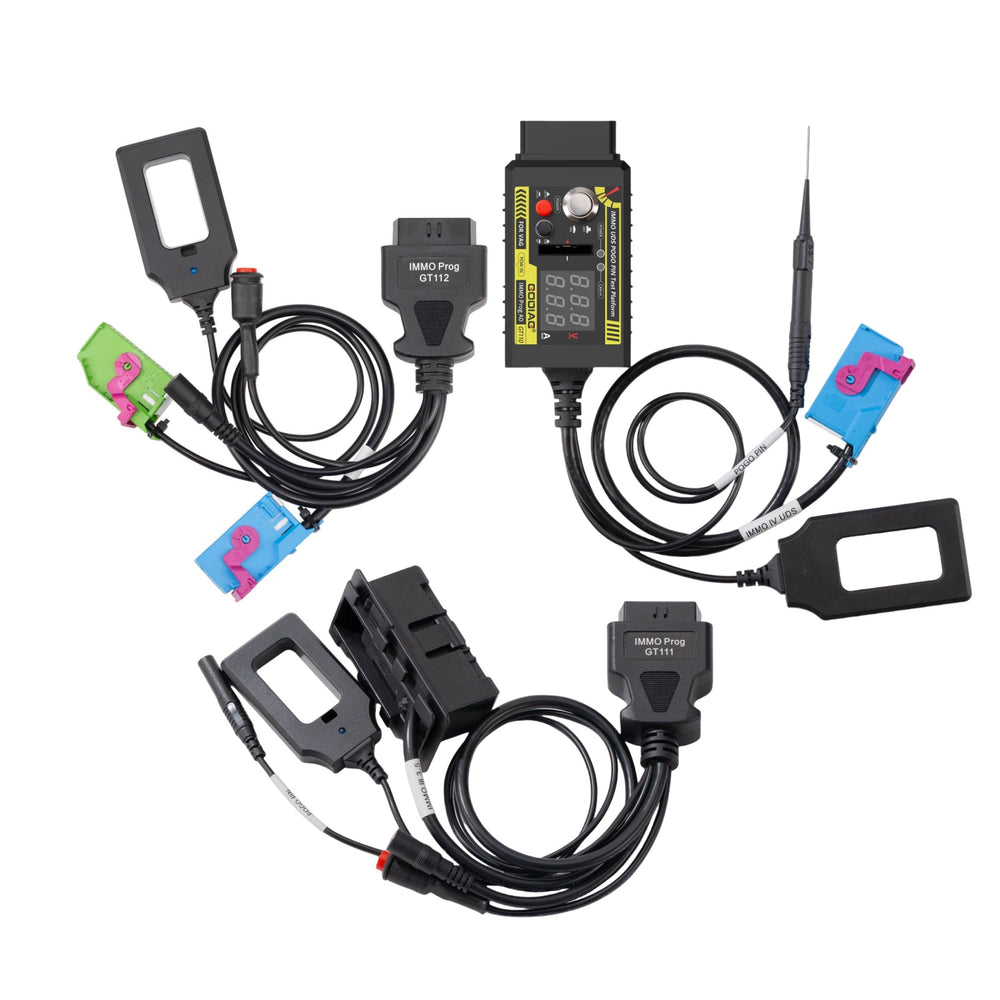 GODIAG VAG Test Platforms GT112 K-Line with GT111 CAN-Bus and GT110 CAN-Bus UDS With Pogo Pin For VAG 2nd/3rd/3.5th/4th Generation Dashboard IMMO