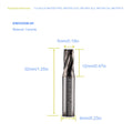 GODIAG EW5550B-6F 5MM End Mill Cutter φ5.0x10xD6x32x6F For SILCA MATRIX PRO, MATRIX EVO, MATRIX SLX, MATRIX SX, MATRIX S