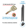 GODIAG F27W Dimple Cutter φ2.8x100°xD6x40x1T For SILCA MATRIX PRO, MATRIX EVO, MATRIX SLX, MATRIX SX, MATRIX S