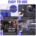 A8 Automotive Smoke Leak Tester with Flow Meter and Pressure Gauge, Detect Pipe‑System Leaks for Cars, Motorcycles, Snowmobiles, ATV and Boats