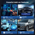 THINKCAR MUCAR CS90 Diagnostic Scanner Supports Engine System Diagnoses, 28 Reset Service Functions, ECM Diagnosis, Full OBDII Diagnostics