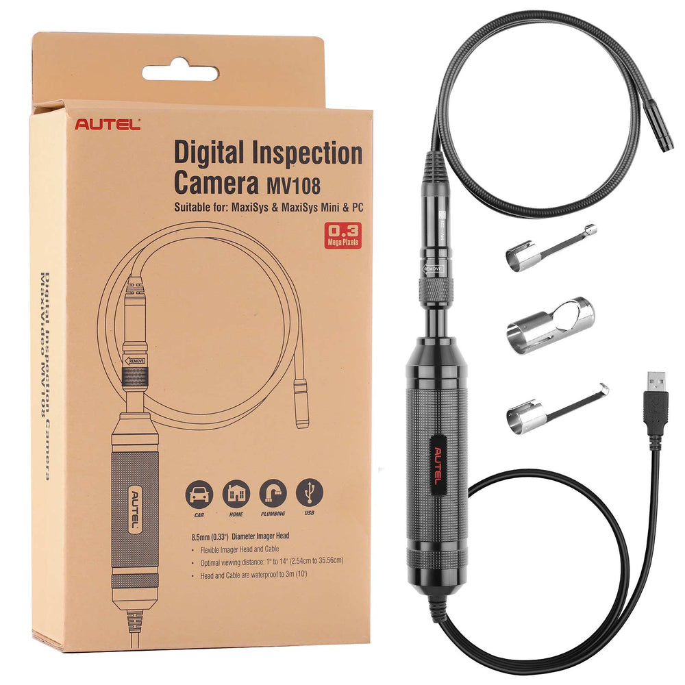 Autel MaxiVideo MV108 8.5mm Digital Inspection Camera for MaxiSys Tablet Kit