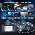 THINKCAR MUCAR CS90 Diagnostic Scanner Supports Engine System Diagnoses, 28 Reset Service Functions, ECM Diagnosis, Full OBDII Diagnostics