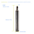 GODIAG F21W 85° Dimple Cutter φ3.2x5xD6x85°x40x1T-P-0.8 For SILCA MATRIX PRO, MATRIX EVO, MATRIX SLX, MATRIX SX, MATRIX S