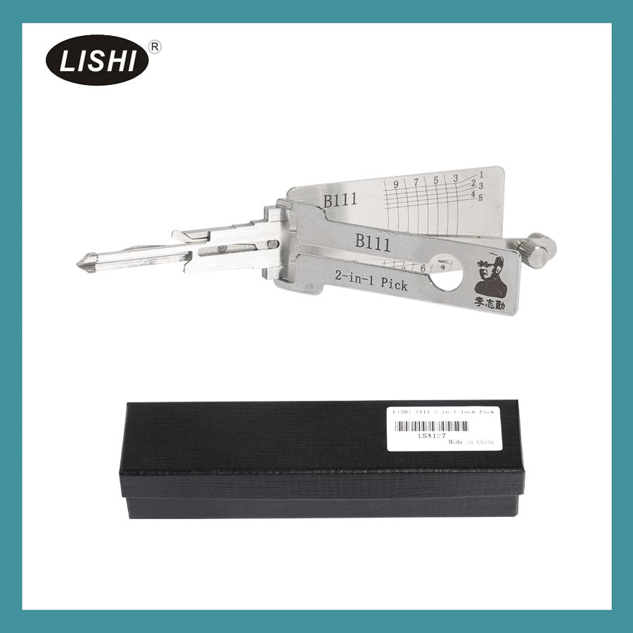 LISHI B111 GM37W 2 in 1 Auto Pick and Decoder, Professional Locksmith Tool for Hummer Vehicles