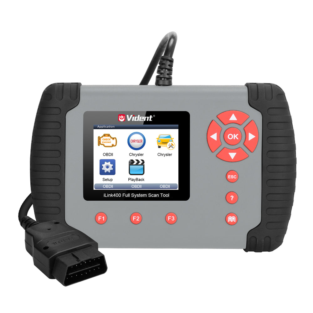 VIDENT iLink400 Full System Single Make Scan Tool Support ABS/SRS/EPB//DPF Regeneration/Oil Reset Update Online