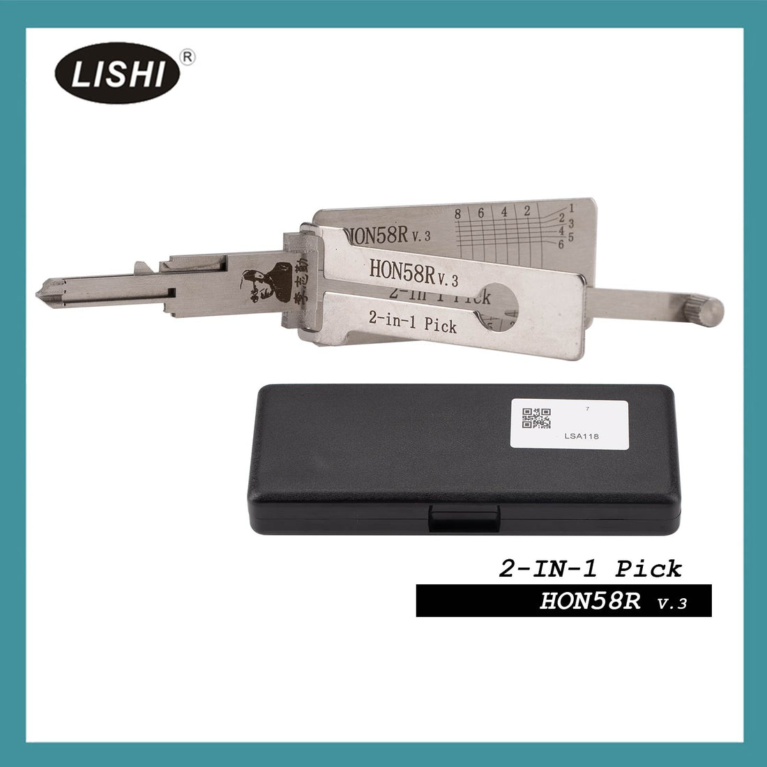 LISHI HON58R for Honda Motorcycle 2 in 1 Auto Pick and Decoder
