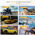 GODIAG GT108 Versi Lengkap Adapter Konversi Universal Super OBDI-OBDII untuk Mobil, SUV, Truk, Traktor, Kendaraan Tambang, Generator, Perahu, Sepeda Motor