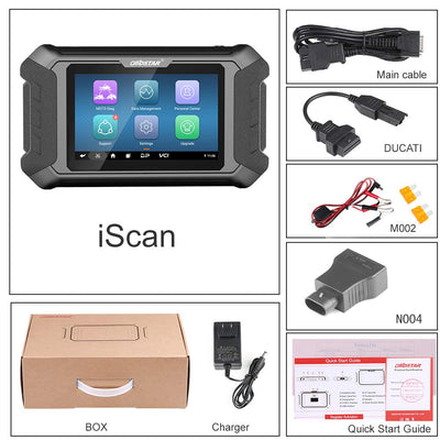 OBDSTAR iScan for DUCATI Motorcycle Diagnostic Tool with M041 Cable Support Diagnose & Key Programming & Odometer Calibration