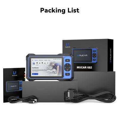 THINKCAR MUCAR 682 AI Intelligent Diagnostic Scanner, OE-level Full System Diagnostics, 20+ Reset Functions, Supports CAN FD & FCA AutoAuth
