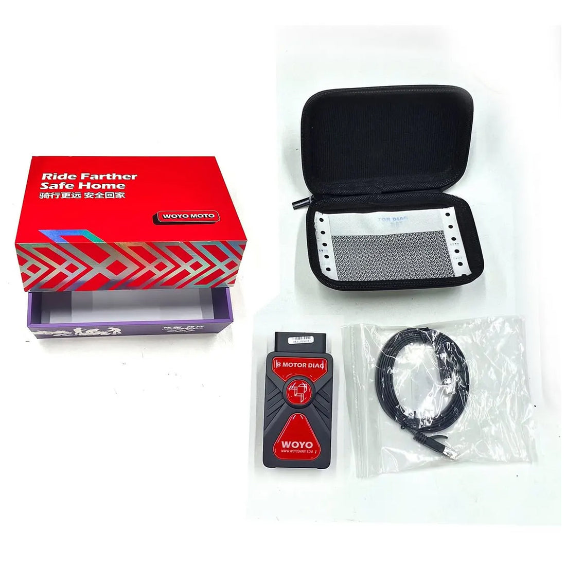 Escáner de diagnóstico WOYO CTB008PRO para motocicletas BMW R1200 R1250 S100 R nine T, probador para teléfono móvil con Bluetooth 5.0 compatible con IOS/Android de 64 bits