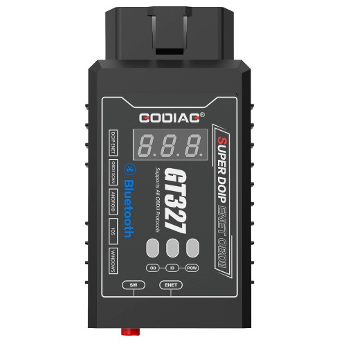 GODIAG GT327 SUPER DOIP ENET ELM327v1.5 Bluetooth 4.0 OBD II Scanner for iOS/Android/Windows Support Voltage Display