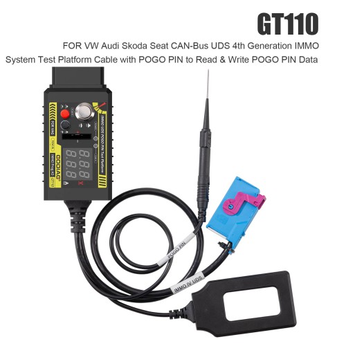 GODIAG GT110 VW Audi CAN-Bus UDS 4th Generation IMMO Test Platform with POGO PIN to Read & Write