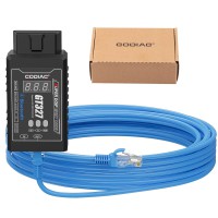 GODIAG GT327 SUPER DOIP ENET ELM327v1.5 Bluetooth 4.0 OBD II Scanner for iOS/Android/Windows Support Voltage Display